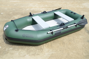 2.3m PVC material Aerated Bottom inflatable boat rowing boat 