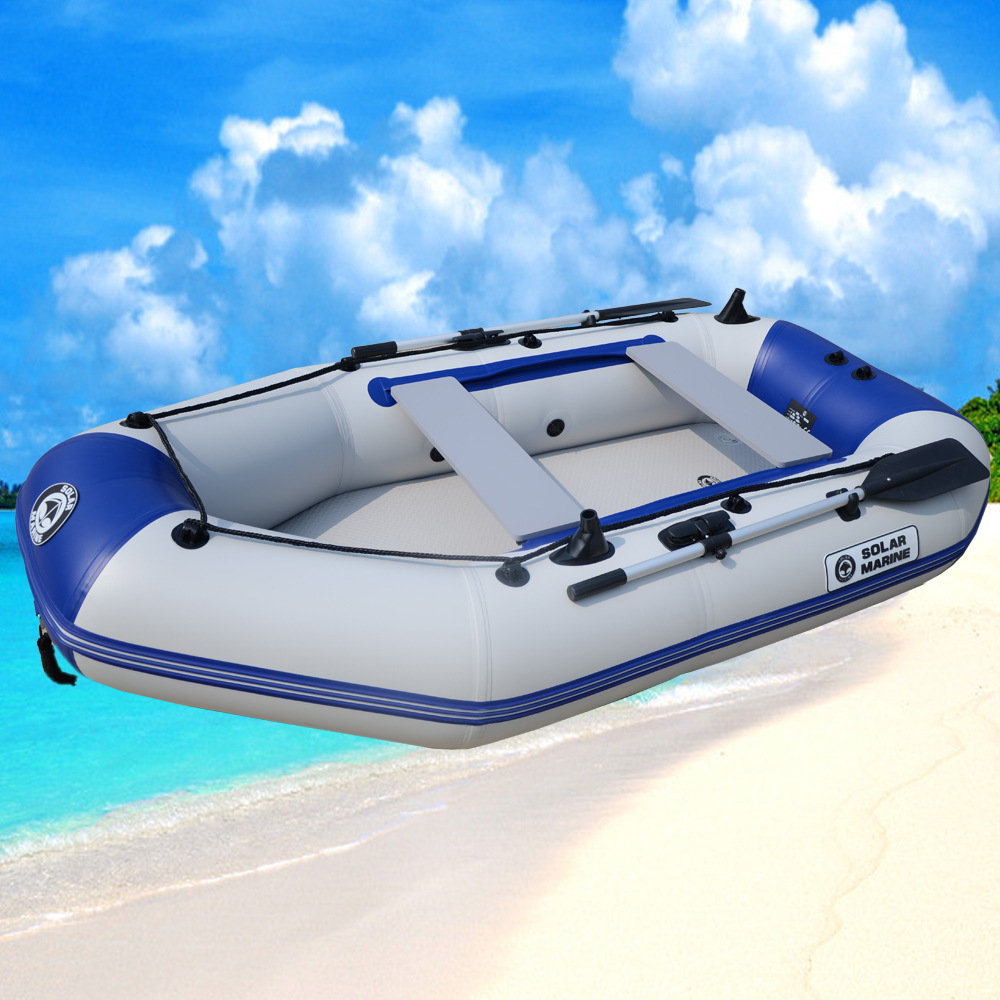 2.3m PVC material Aerated Bottom inflatable boat rowing boat 