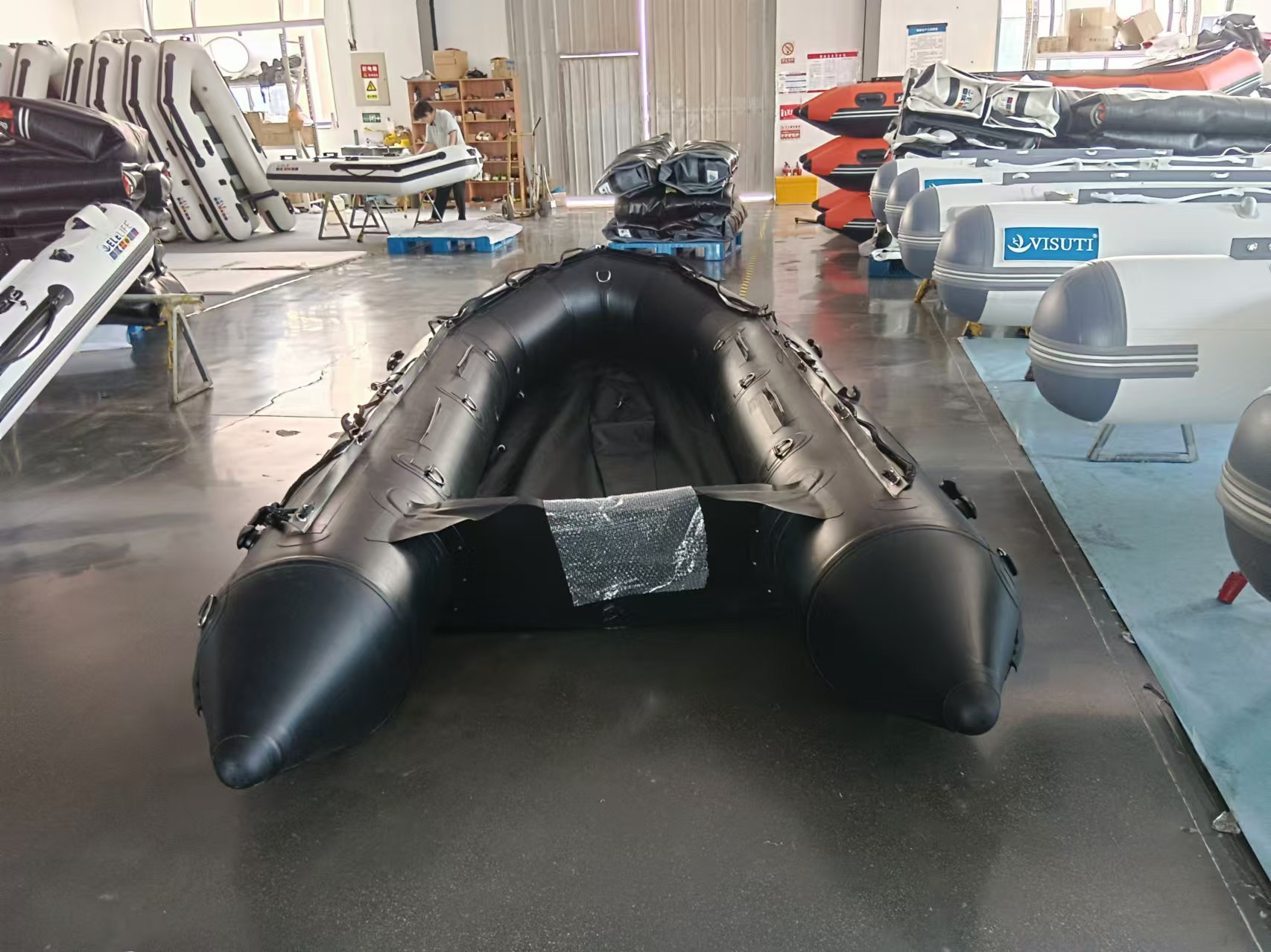 3.8M Rubber Boat with outboard engine