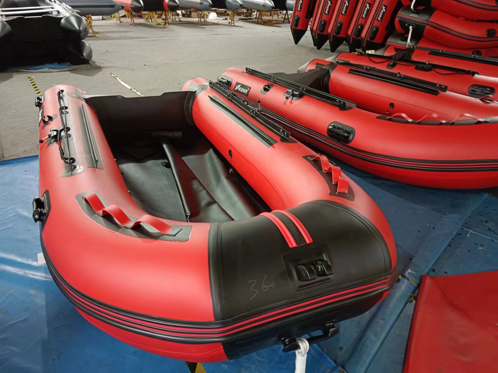 380cm PVC inflatable Boat for fishing 